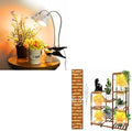 Clip on Plant Light & 12W Grow Light Panel Bundle by DommiaBuynow
