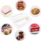 14x10x4 Inches 10 Pack Cake Boxes with Cake Boards - Image 3