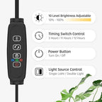 Grow Lights for Indoor Plants, Dual Head 40W Full Spectrum Floor Grow Light - Image 5