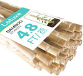 Bamboo Stakes 4.8FT, Approx 5ft Plant Stakes, Garden Stakes 25pcs Specifically Designed for Climbing Plants, Ideal for Tomatoes, Beans, Cucumbers, Peppers, Vines, and More Plant Growth by Unknown
