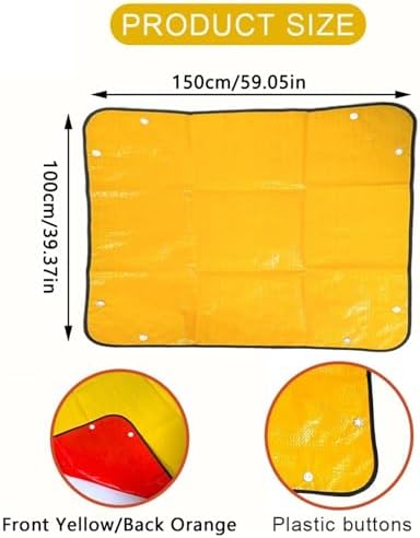 2 PCS Planting Mat Potting Pad Foldable Garden Plant Flower Pot Reusable Transplanting Waterproof Mats Home Gardening Supplies(100x150cm) - Image 2