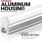 Barrina T5 4FT LED Shop Light, 2200lm, 5000K Daylight White, 20W, 6 Pack - Image 2