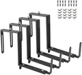 Window Box Bracket,Adjustable Planter Box Brackets,Black,4Pack by XZWMY