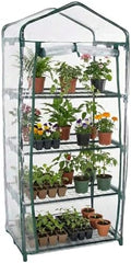 Pure Garden 4 Tier Mini Greenhouse, 27.5x19x63-Inch by PureGarden