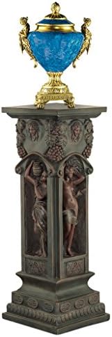 Design Toscano Fontaine des Innocents Pedestal Plant Stand, Verdigris - Image 5