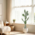 Artificial Cactus 51 INCH Tall Fake Cactus Plants Faux Cacti Saguaro with Planter for Indoor Outdoor Home Office Shop Garden Decoration - Image 5