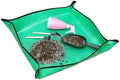 2 PCS Planting Mat Gardening Potting Pad Foldable Waterproof Garden Plant Flower Pot Transplanting Mats for Patio by Unknown