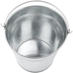 KINJOEK 8 Packs 7 Inch Galvanized Metal Bucket with Handle, Round Flower Pot Plant Rustic Basket, Galvanized Planter Pail for Balconies, Gardens Patios, Office, Indoor Outdoor Parties Wedding Decor - Image 3
