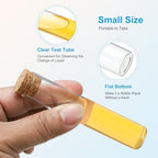 PATIKIL 25ml Test Tubes Glass Clear Flat Bottom Test Tube Containers 30Pcs - Image 4