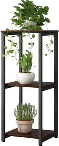 3 Tier Plant Stand Indoor Corner Tall Square Shape Plant Shelf by YIZAIJIA
