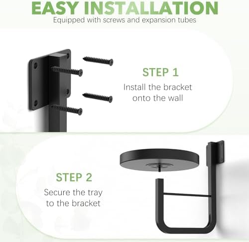 3 Pack Wall Plant Holder for Hanging Planters Indoor Outdoor Black - Image 6