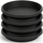NIMYAU 4 Pack Plant Saucer 14 Inch, Heavy Sturdy Plastic Plant Trays for Pots, Plant Water Catcher Tray for Plants, Flower Pot Saucers, Plant Saucers for Indoors Outdoor by NIMYAU