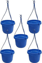 Sea Blue Hanging Flower Pots 5 Pack by AustinPlanter