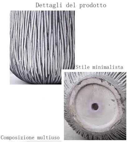 Plant Pots Fibreglass Flower Pot with Drainage Holes for Indoor and Outdoor Large Calibre - Image 5