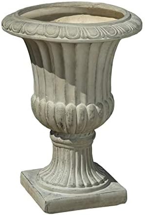 Great Deal Furniture Outdoor/Indoor Antique Green Stone Finish Planter/Urn, 26" by ChristopherKnightHome