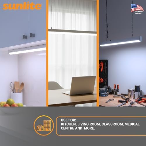 Sunlite 30429 F39T5/850/HO 34-Inch T5 Linear Fluorescent Lamp, 39 Watts, 3100 Lumens, 6500K Daylight, Miniature G5 Bi-Pin Base, ROHS Compliant, High Performance Straight Tube, 40 Pack - Image 6