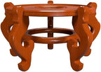 Red Lantern Rosewood Fishbowl Stand - Honey - Size 14.5 in. Base Diameter by RedLantern