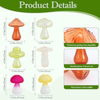 Mushroom Propagation Vase for Indoor Plants, Set of 6 Glass Colored Plant Propagation Stations for Plant Lovers, Mini Hydroponic Pots for Plant Lovers Women Girls - Image 6