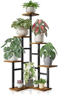6 Tier Corner Plant Stand Indoor Wood Metal Plant Shelf Outdoor by Unknown