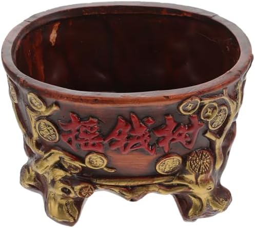 DOITOOL Ceramic Succulent Pot Unique Retro Money Tree Flower Pot Indoor Plant Holder Bonsai Tree Planter Decorative Flowerpot for Home Decoration,7.48 X 6.29 X 4.92 Inches by DOITOOL