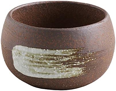 Wazakura Banko Series Handmade Ceramic Bonsai Pot 3.8in (98mm) by WazakuraJapan