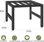 Plant Stand Indoor Outdoor, Heavy Duty Wrought Iron Pedestal Stands 3 Pack - Image 3