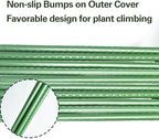 Plant Stakes 6ft, Steel Garden Stakes 6 Feet 25 Pack, Sturdy Plant Support for Climbing Plants, Tomatoes, Beans, Cucumbers, Peppers, Flowers, Potted, Strengthen and Stem to Grow Better - Image 4