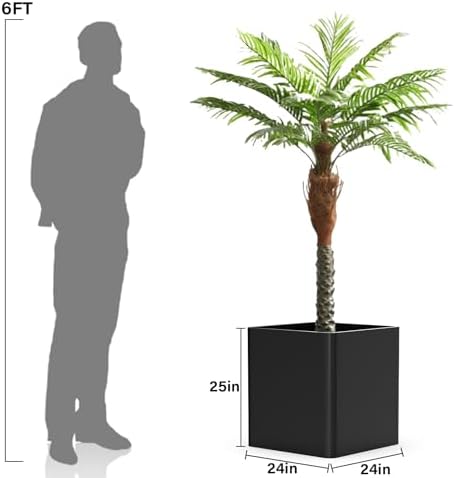 Square Planter for Outdoor Plants 24inch - Image 5