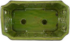 W&W Orchid Pot with Holes and Saucer for Repotting, YellowGreen, 9.7 Inch - Image 5