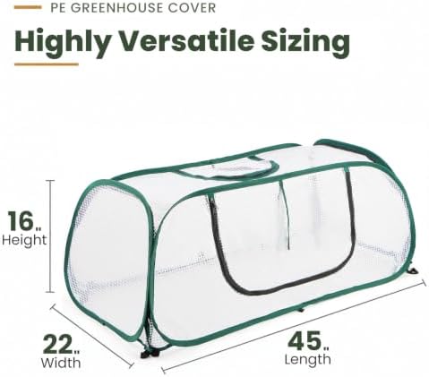 Garden Bed Cover, Greenhouse, Plastic Hot House - Image 6