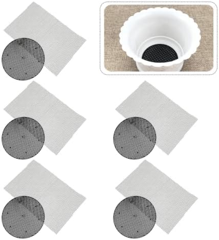 TEHAUX 50pcs Fiberglass Flower Pot Mesh Pads for Drainage Grid Cleaning - Image 5