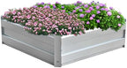 Galvanized Raised Garden Bed Outdoor 3×3×1FT by MIGODA
