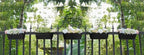 Dahey 15 Inches Railing Planter Box 5 Pcs Metal Hanging Flower Pots, Black - Image 5