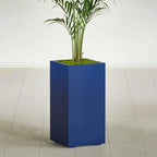 Greenline Alice Tall Rectangular Fiberglass Planter, Outdoor Planter Box - Image 2