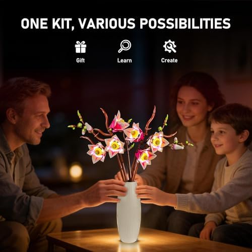 BRIKSMAX 2.0 Light Kit Compatible with Lego The Botanical Collection Magnolia Branches 11510 Building Sets - Original LED Lighting Kits (Accessories Only) for Display, Gifts & Collectors - Image 2
