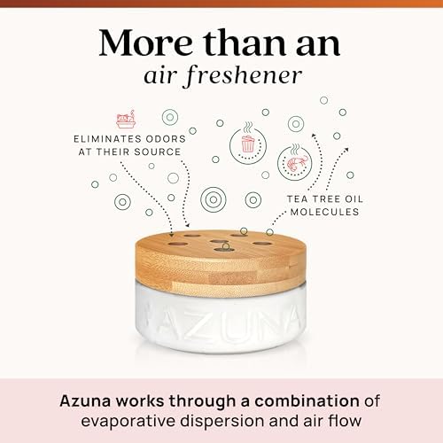 Azuna Home Odor Eliminator for Strong Odor | 2 Room Kit | Sandalwood - Image 2