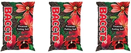 Michigan Peat All Purpose Premium Potting Soil with Perlite, 50 lb, 3-Pack by Baccto