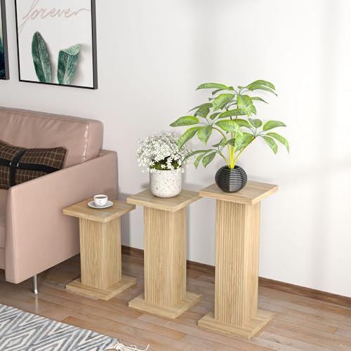 Tall Plant Stand for Indoor,set of 3 Corner Plant Stand for Multiple Plants - Image 6