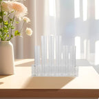 Glass Test Tube Propagation Vases with Plastic Rack for Plants - Image 5