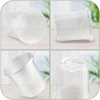 Bluepro Clear Nursery Pots with Drainage Holes, 7 Inch, 1 Gallon, 30-Pack - Image 5