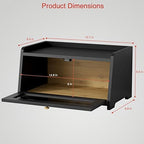 Small Bread Box for Kitchen Countertop, Cute Modern Breadbox Counter Top - Image 6