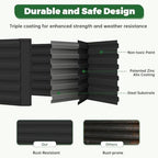 NAVINE 8x4x3ft Outdoor Metal Raised Garden Bed, Metal Planter Box, 2-Pack - Image 5