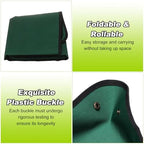 HARFINGTON 3pcs Repotting Mat 39.4" x 59.1" Oxford Cloth Waterproof Plant Repotting Mat Foldable Portable Gardening Potting Tray with Metal Buckle for Indoor Plant Change Soil, Dark Green - Image 4