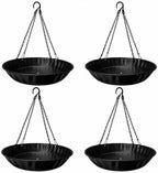 Plant Hanger Indoor Outdoor 4-Pack Metal Hanging Planter for Indoor Plants by Lilybud--lily