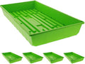 Mega Heavy Duty Colored 1020 Seed Starting Growing Microgreens, Hydroponic Germination, Wheatgrass Seeds, Fodder -5 Pack (Lime Green) by Unknown