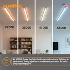Sunlite 30414 F24T5/850/HO 2 Foot T5 Linear Fluorescent Lamp, 24 Watts, 1800 Lumens, 6500K Daylight, Miniature G5 Bi-Pin Base, ROHS Compliant, High Performance Straight Tube, 40 Pack - Image 7