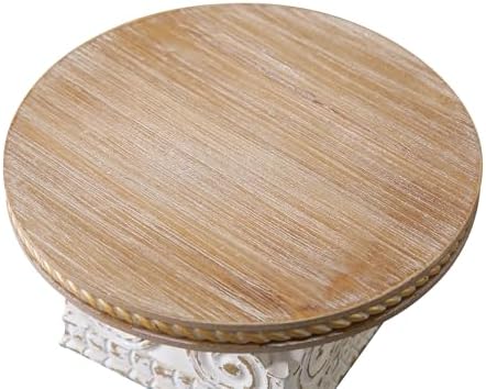 SOFE Rustic 6 Inch Tall Pedestal Stands, Wooden Display Riser - Image 6