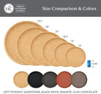 The HC Companies Terrazzo Plant Saucer, 18.5 Inch, Sandstone, 1-Pack - Image 6