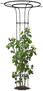 Trellis for Climbing Plants Outdoor 69" H, Mushroom Top Trellis,1Pack by TrellumeGardenHome
