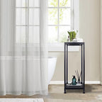 2-Pack Plant Stand Indoor Outdoor, Heavy Duty Wrought Iron Pedestal Stands - Image 6